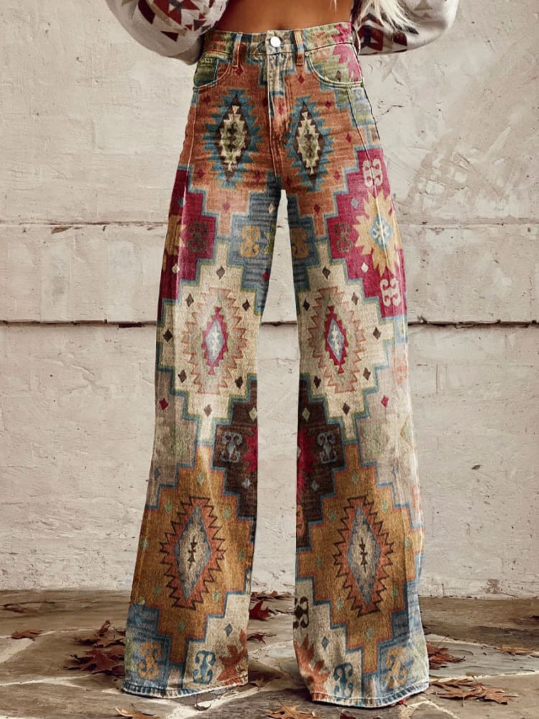 Léa — Eleganckie spodnie w stylu retro