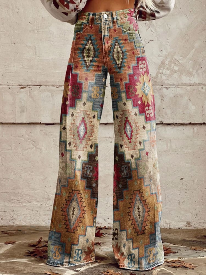 Léa — Eleganckie spodnie w stylu retro