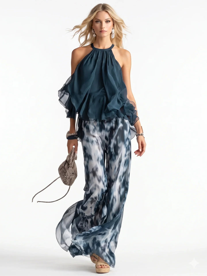 Ariana™ — Set elegant din șifon în două piese