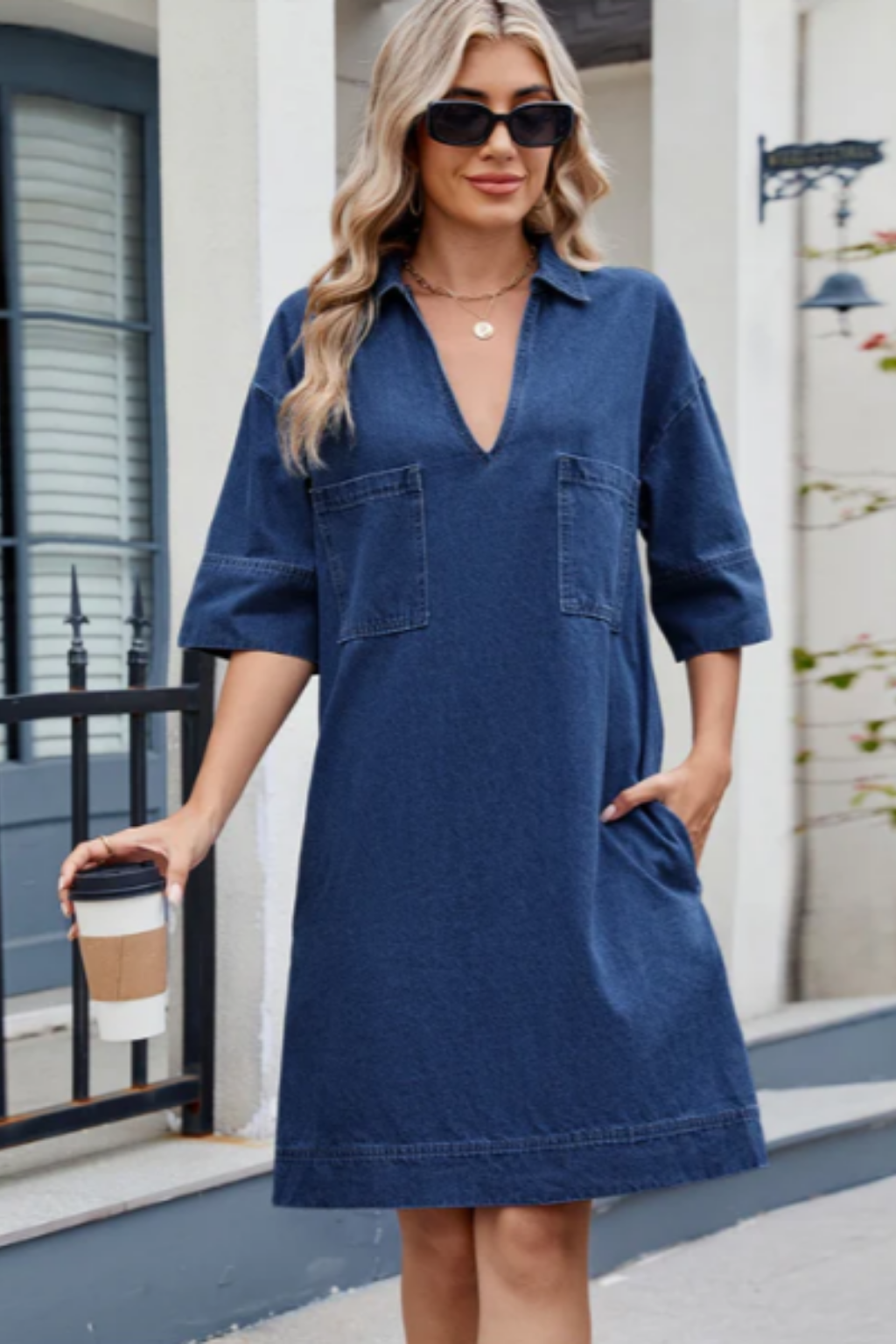 Jade Casual Denim Dress