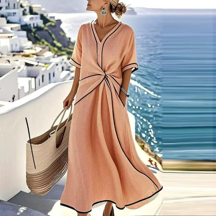 Moda Amalia Cassia Elegant Flattering Dress