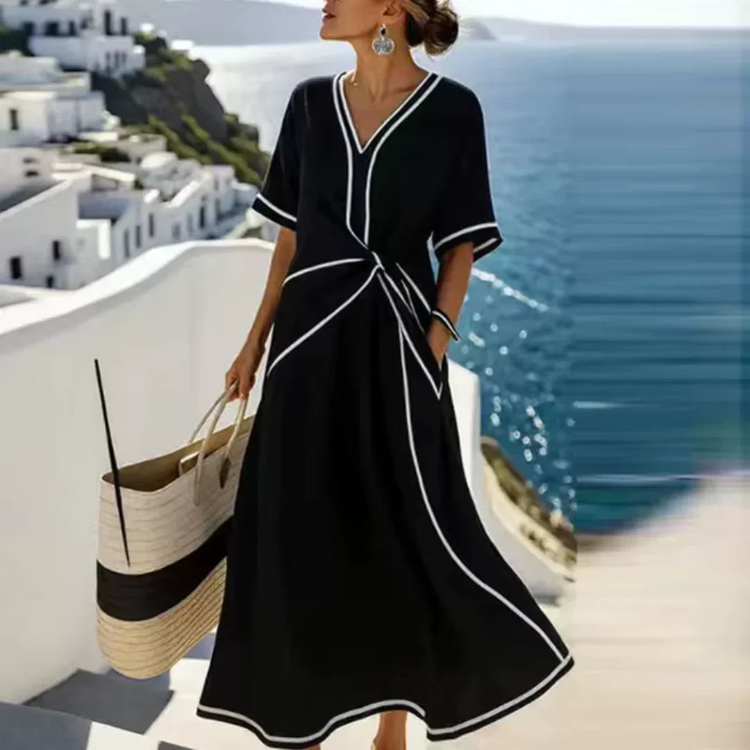 Moda Amalia Cassia Elegant Flattering Dress