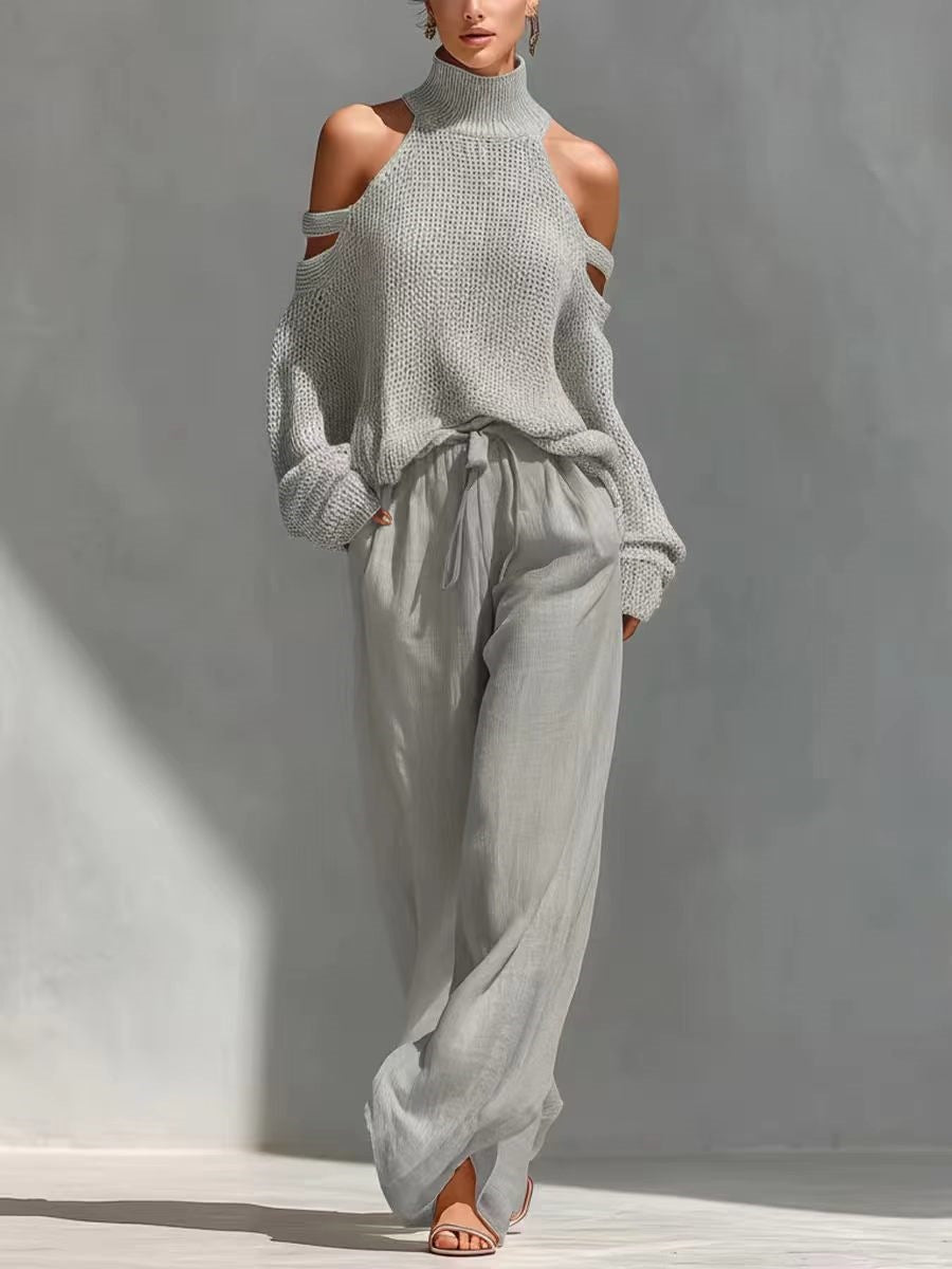 Elena™ — Set Elegant Din Tricot și In