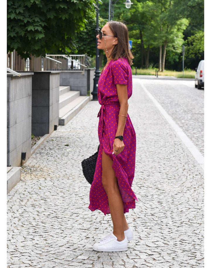 Moda Amalia Charlotte Floral Midi Dress