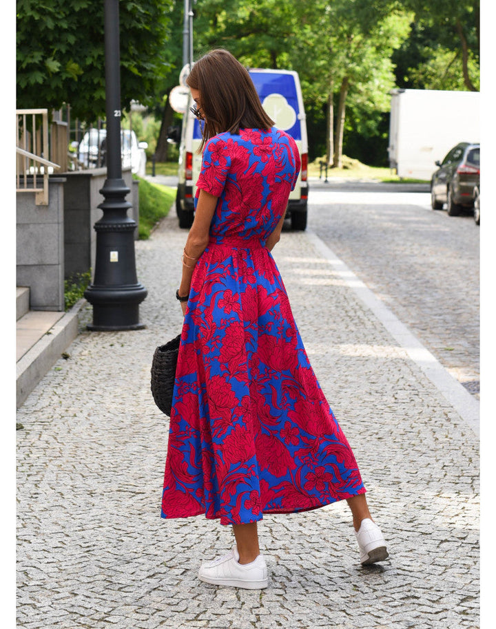 Moda Amalia Charlotte Floral Midi Dress