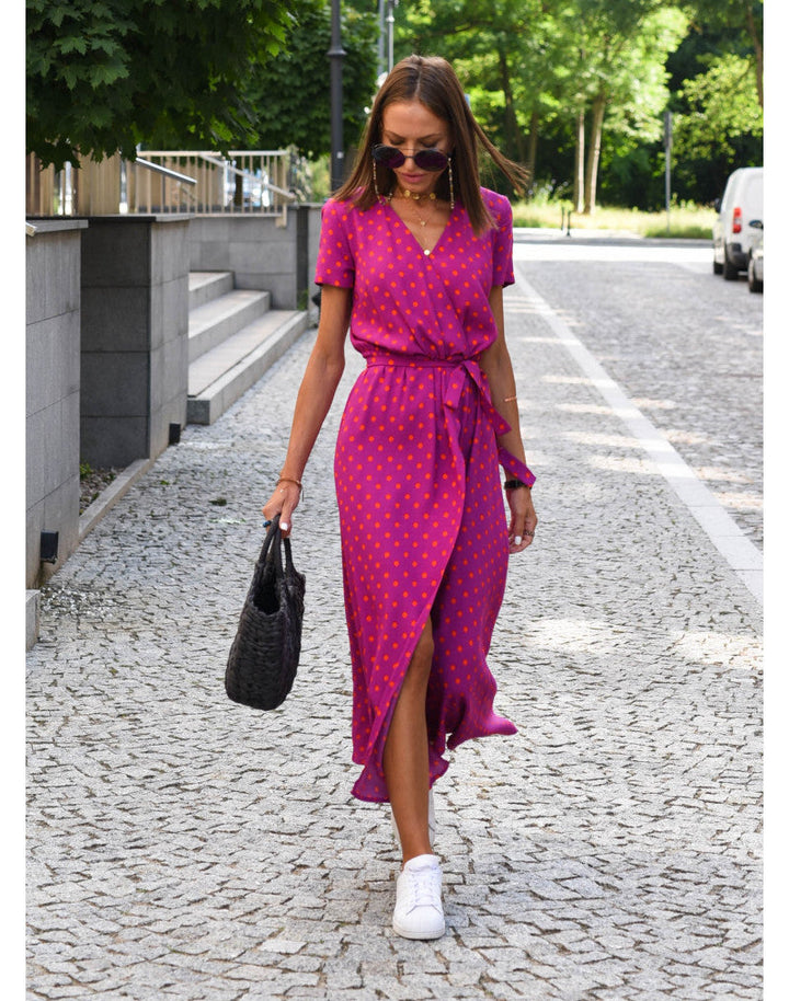 Moda Amalia Charlotte Floral Midi Dress