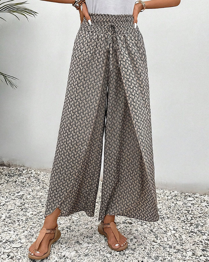 Moda Amalia Jessica Relaxed Wide-Leg Pants