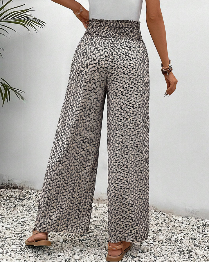 Moda Amalia Jessica Relaxed Wide-Leg Pants