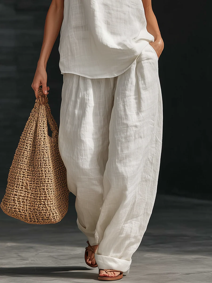 Zoë™ — Set fără mâneci cu pantaloni largi