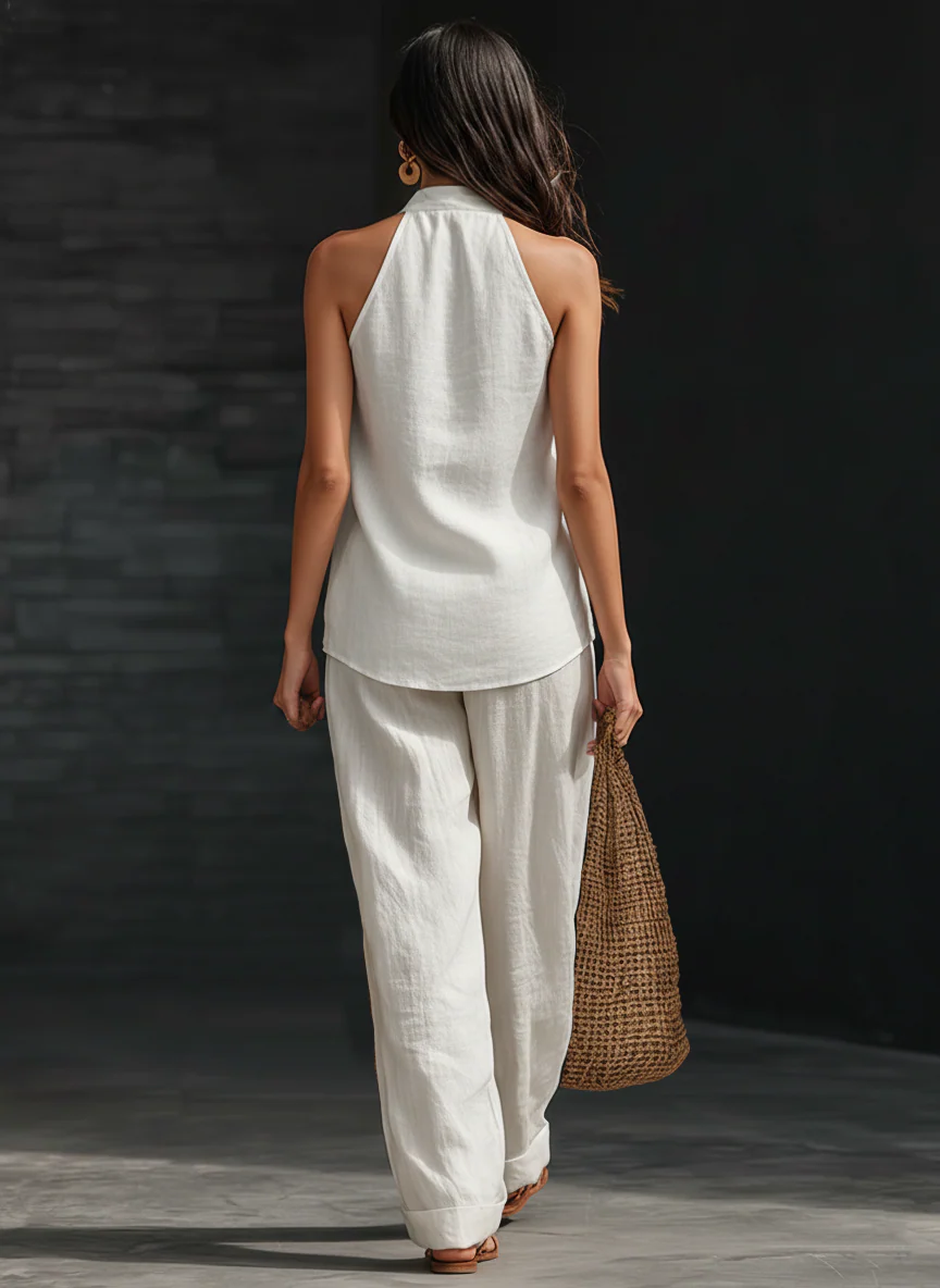 Zoë™ — Set fără mâneci cu pantaloni largi