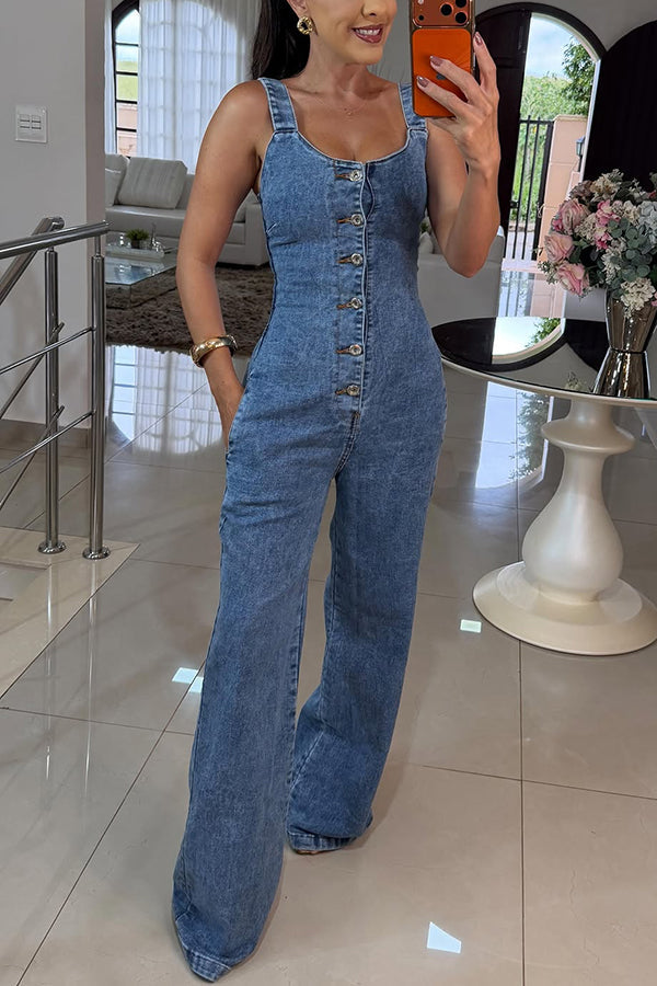 Heidi Denim Jumpsuit