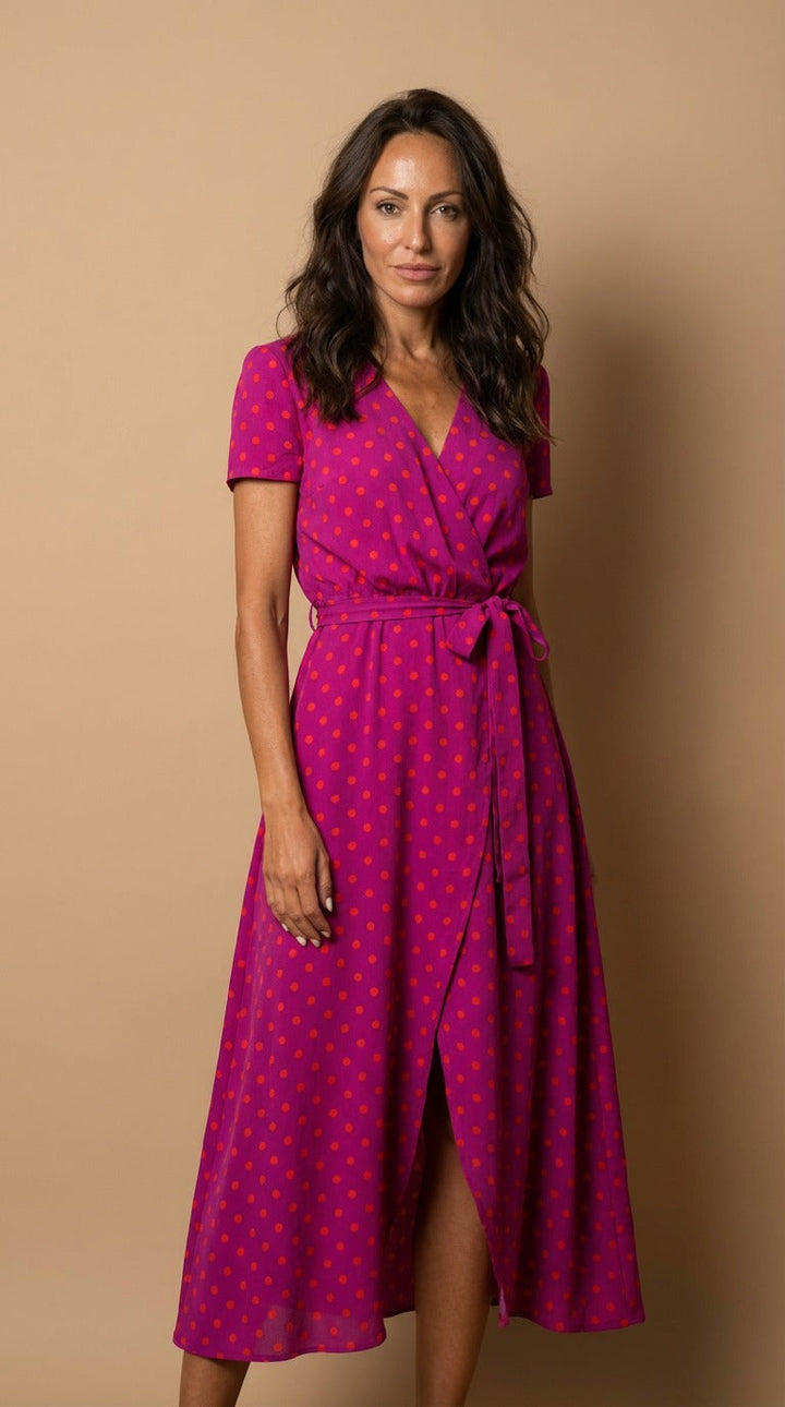 Moda Amalia Charlotte Floral Midi Dress