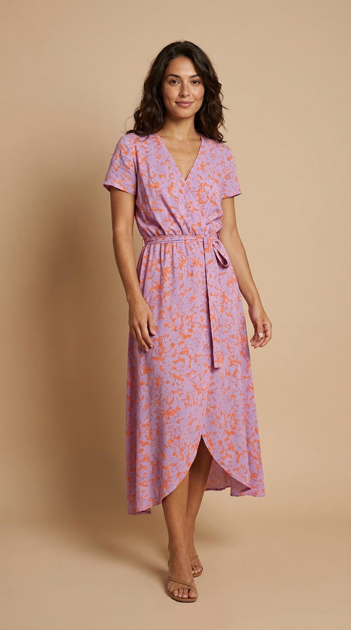 Moda Amalia Charlotte Floral Midi Dress
