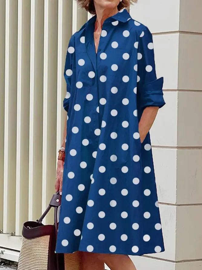 Moda Amalia Jody Rochie Cămașă Atemporală