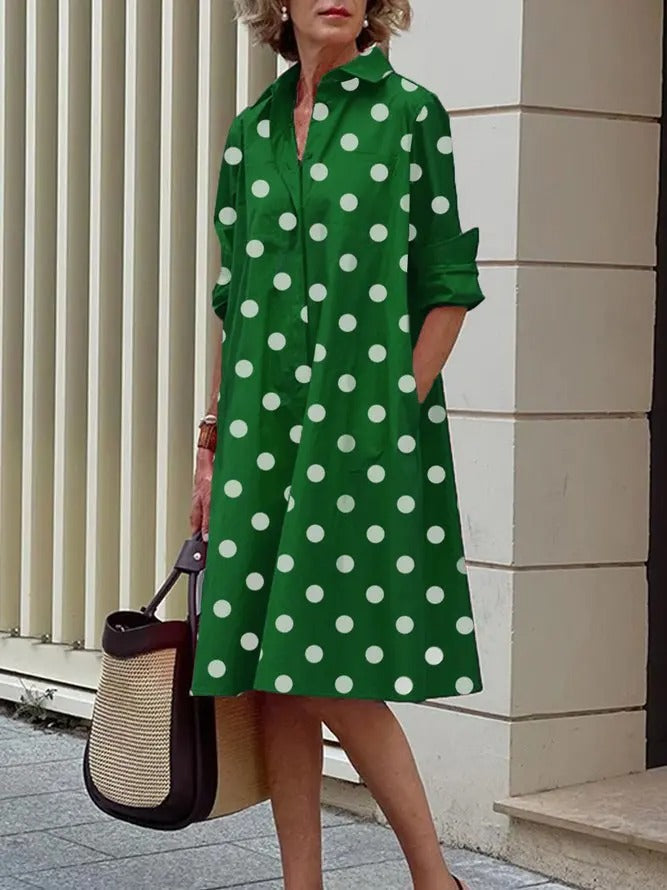 Moda Amalia Jody Rochie Cămașă Atemporală
